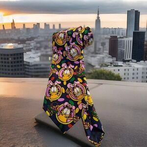 Garfield Paws Addiction Necktie Tie Polyester‎ Easter Bunny Ears 57-4 1141